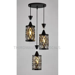 Taa za Pendant za Vintage Modern Industrial 3-in-1 Chandelier