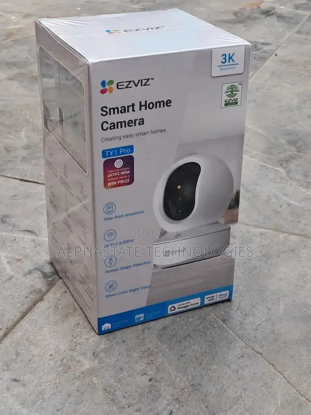 EZVIZ TY1 Pro 3K Indoor PTZ WiFi Camera - 1