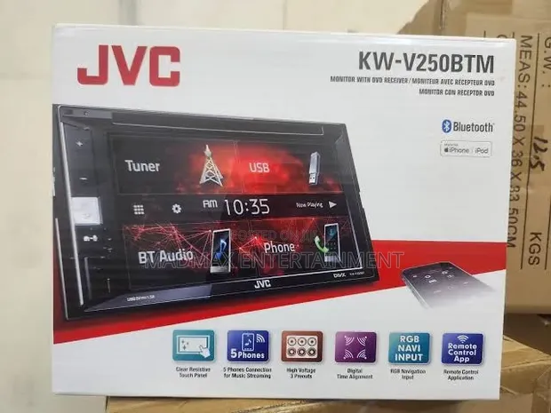 JVC KW-V250BT Multimedia DVD Receiver - 1