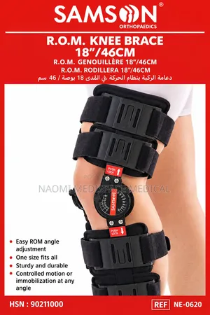 Universal Knee Brace yenye ROM Hinges