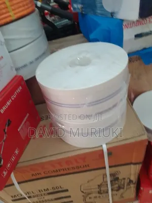 Premier Hose ya Canvas Nyeupe ya Viwandani 3" x 30M