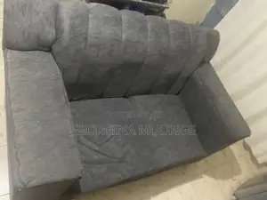 Gray Two-Seater Couch