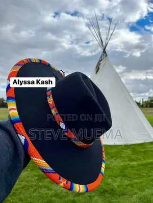 Kofia za Fedora Zenye Shanga