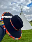 Beaded Fedora Hats - 1