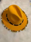 Beaded Fedora Hats - 2