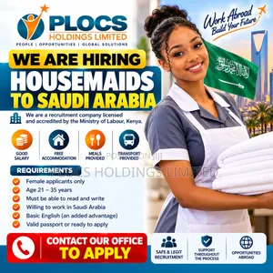 Uajiri wa Wasaidizi wa Nyumbani Saudi Arabia - PLOCS Holdings
