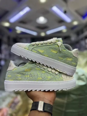 Numeris Atelier Low "Chalk Green Olive" Sneakers za Ngozi Bora