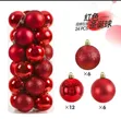 Christmas Decor Balls (24pcs, 6cm) - 5