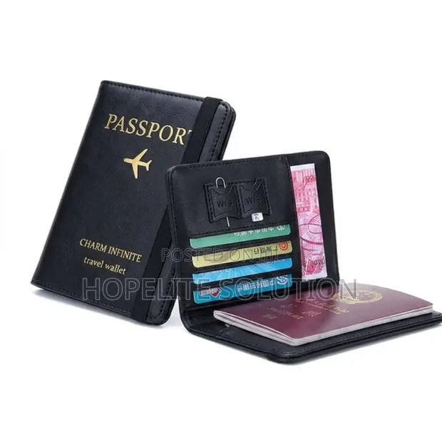 Quality Leather Passport Card Holder - 1