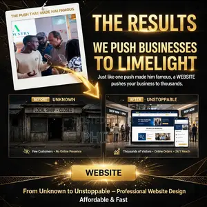 Ubunifu wa Tovuti za Biashara na SEO & WhatsApp Integration