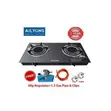 Ailyons Cooker ya Gesi ya Burner 2 na Auto-Ignition - 2