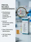 URS-14 Urinalysis Test Strips (100 Vipande) - 1