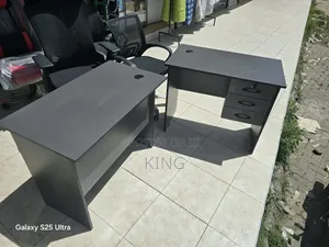 Kipande Kipya cha Dawati la Mapokezi la Ofisi la Kijivu