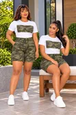 Women's Combat Short 2 PC Set - Brand New - 3
