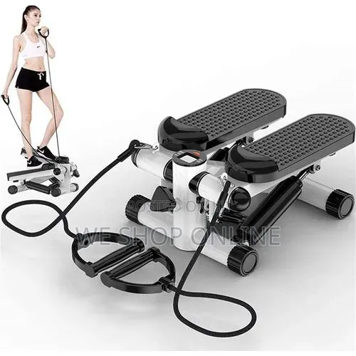Twist Mini Stepper with Resistance Bands & LCD Monitor - 1