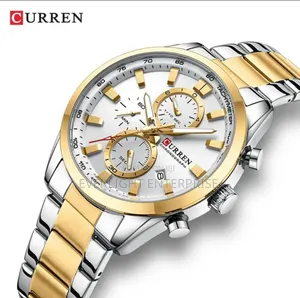 New Curren Chronograph Watch #8445