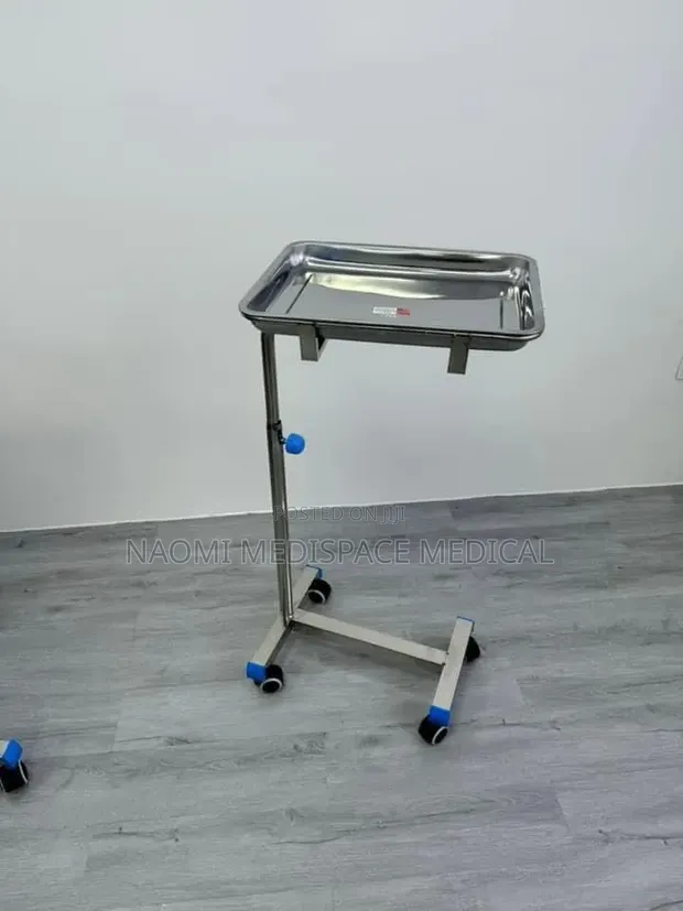 Height Adjustable Mayo Trolley - Brand New - 1