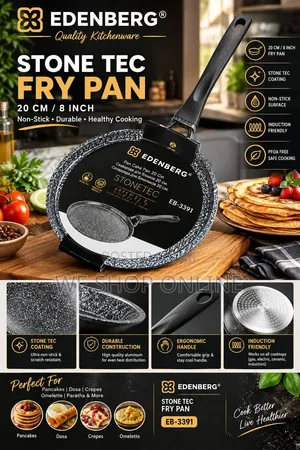 Edenburg Black Frying Pan (20cm)