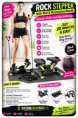 V-Shape Mini Stepper na Mkeka na Resistance Bands - 1