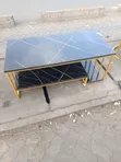 Jedwali la Design la Dhahabu la Chuma Mpya - 2