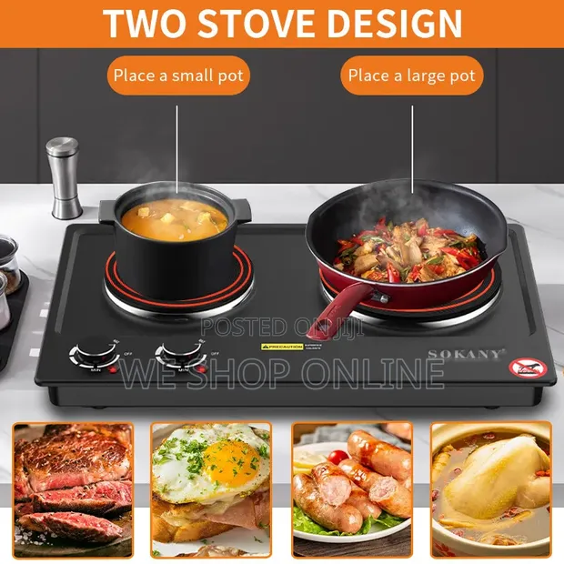 Sokany Double Electric Stove - 1