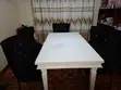 High Quality White Dining Table with 6 Black Seats - 5
