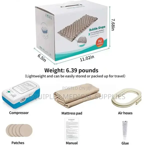 Quality Bubble Ripple Mattress with Pump - Bedsore Prevention - 1
