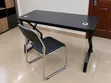 Black Office Desk and Visitor Chair Set - Boss Office Products - 3