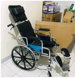 Wheelchair ya Kukaa Juu ya Mgongo, Manual, Inaweza Kurekebishwa (Hadi 180°)