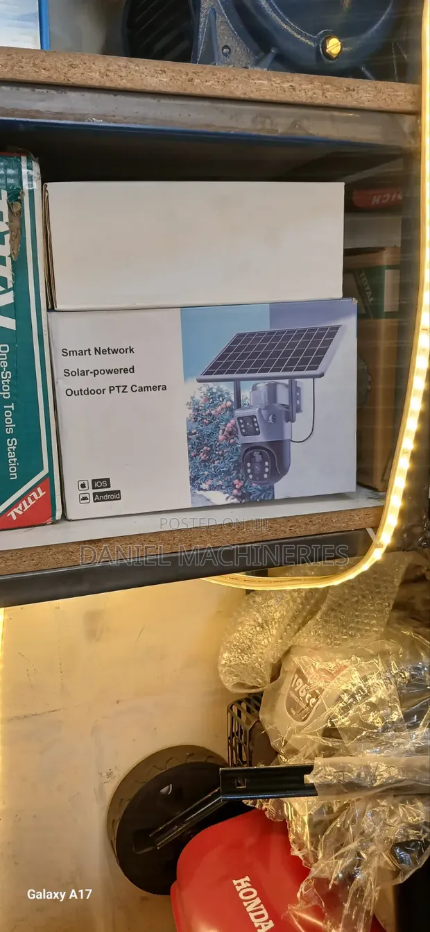 HD Solar Smart Camera Single Lens CCTV - 1