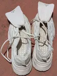 YH+STUDIO Chunky White Sneakers - Size 43 - 3