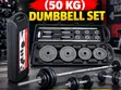 York 50kg Dumbbell Set - 1