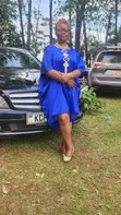 Kaftan Dress ya Bluu na Embroidery ya Dhahabu - 2