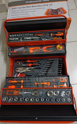 Set ya Vipande 85 vya Zana za Chuma