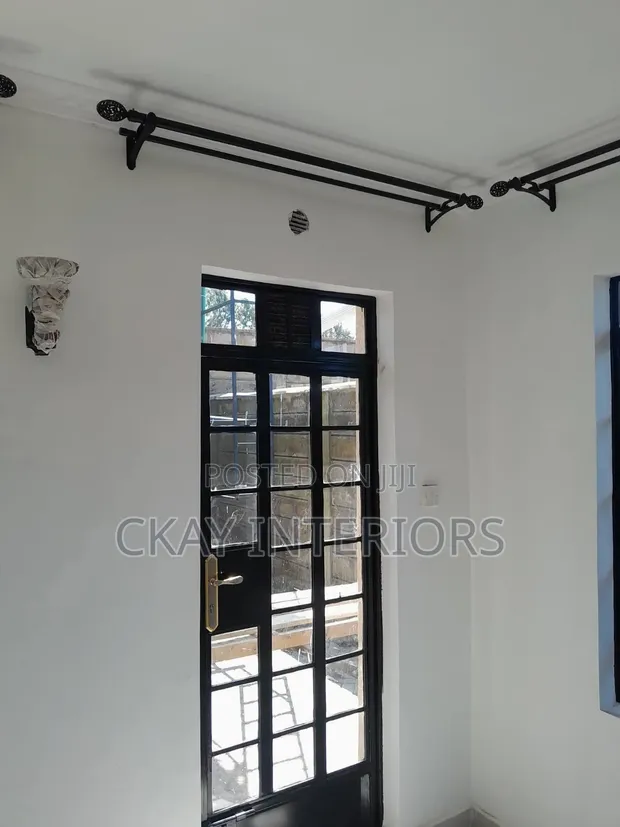 Powder Coated Curtain Rods - Jua Kali - 1