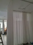 White Hook Tape Hospital Curtains - Good Quality - 1