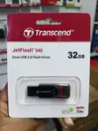 Transcend JetFlash 340 32GB USB 2.0 Flash Drive - 2