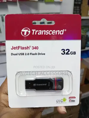 Transcend JetFlash 340 32GB USB 2.0 OTG Flash Drive