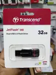 Transcend JetFlash 340 32GB USB 2.0 OTG Flash Drive - 2