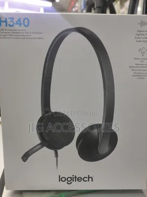 Logitech H-340 Wired Over-Ear Headphones
