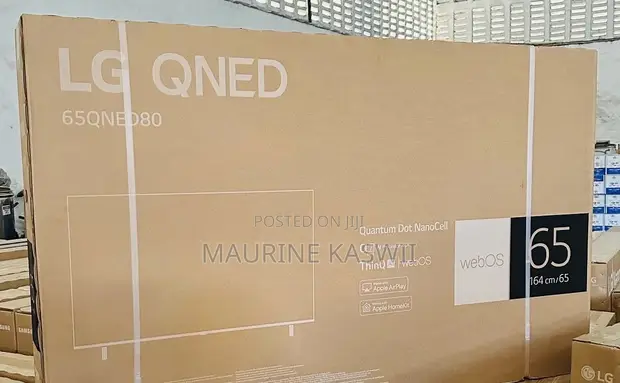 LG 65” QNED80A Smart HDR 4K TV - 1