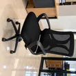 Kiti cha Ofisi cha Ergonomic cha Mesh chenye Urefu Unaoweza Kurekebishwa - Nyeusi - 5