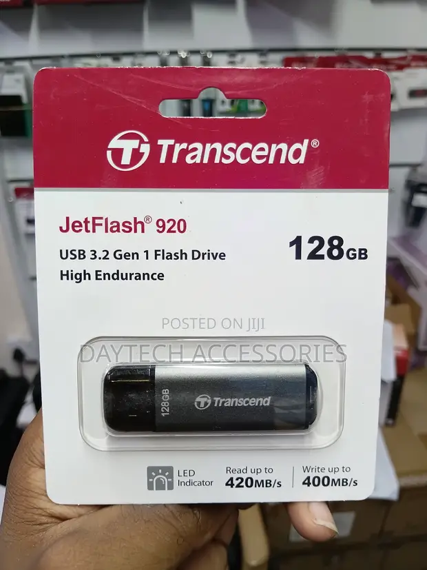 Transcend JetFlash 920 128GB USB 3.2 Flash Drive - 1