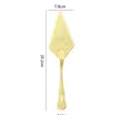 Gold Stainless Steel Cake Server Set - 2