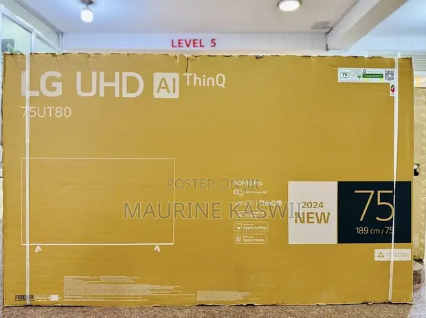 LG UT80 75" 4K Smart TV - Mpya Kabisa - 1
