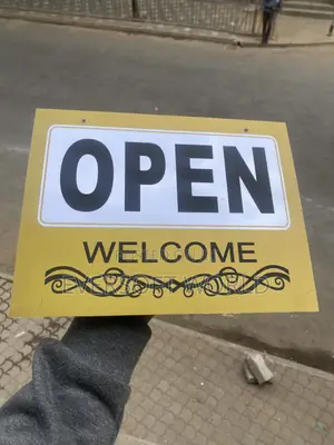 Open/Welcome Commercial Door Signboard