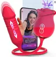 MOOLIGIRL Rose Vibrator 2-in-1 na G-Spot Thruster - 1