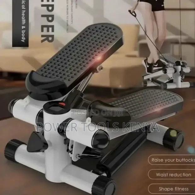 Mini Stair Stepper Fitness Machine na Resistance Bands - 1