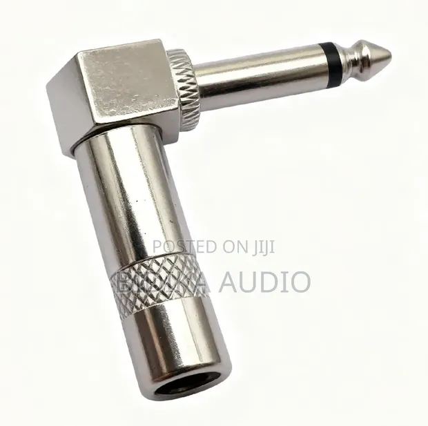 6.35mm Jack Plug Stereo Mono Male Audio Connector - 1