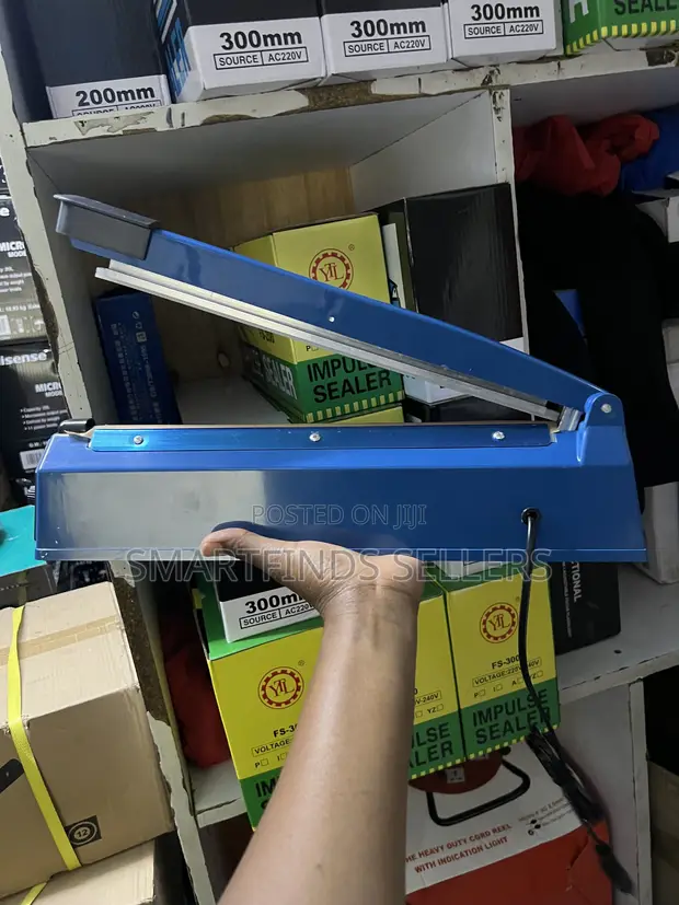Sealer ya Impulse ya Kazi Nzito 300mm kwa Ufungaji wa Chakula na Bidhaa - 1
